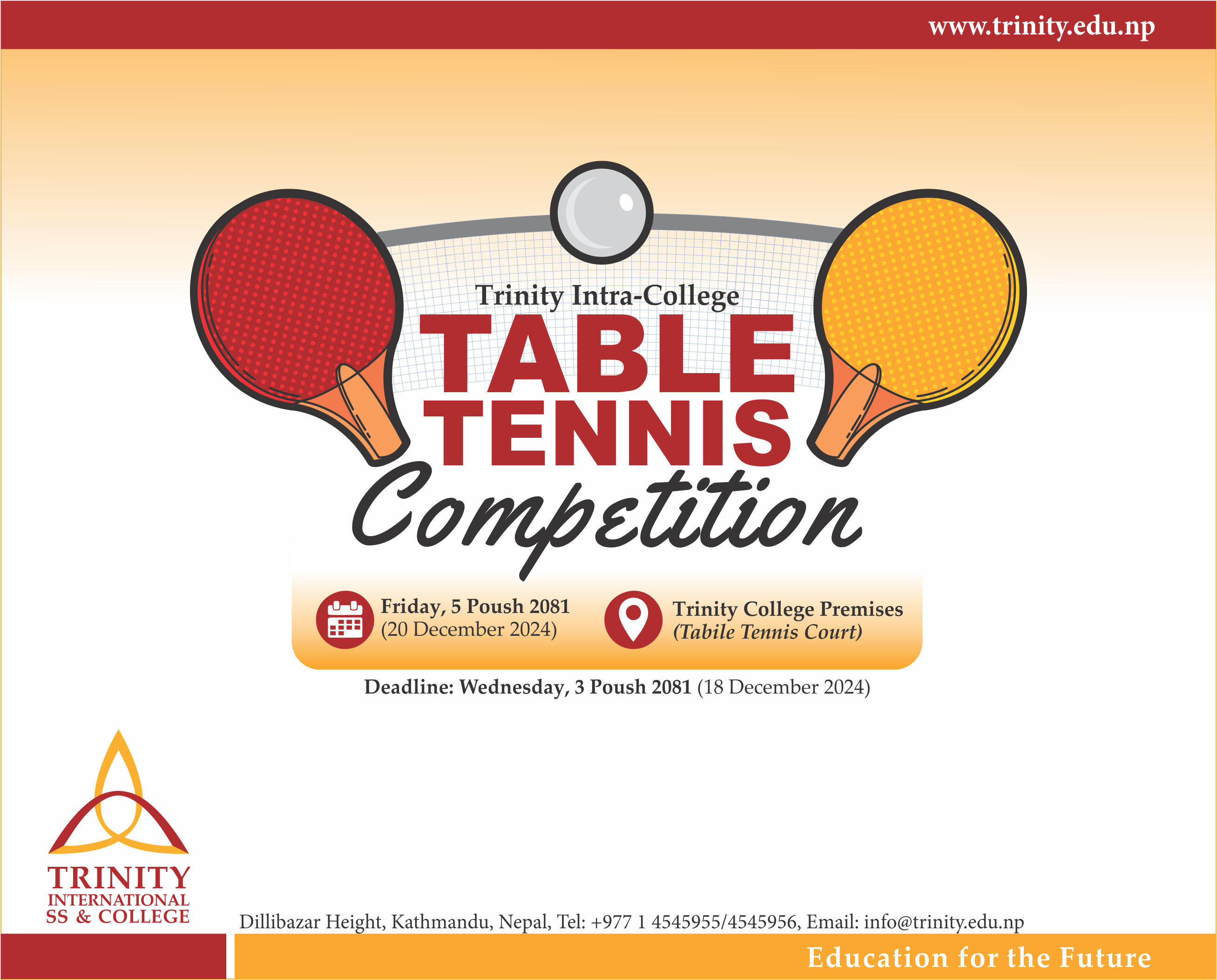 Table Tennis Competition